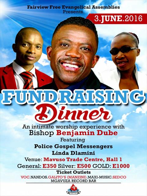 Fundraising Dinner with Bishop Benjamin Dube Pic
